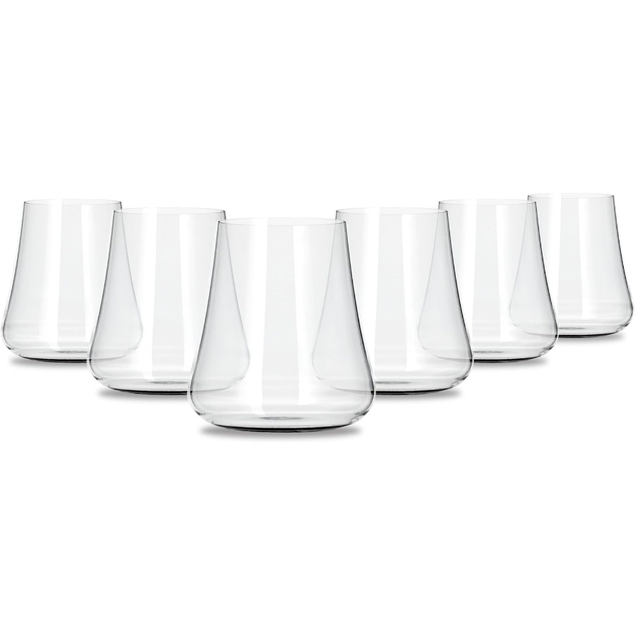 Wine Beer Glass Set - Stemless Crystal Wine Glasses Set of