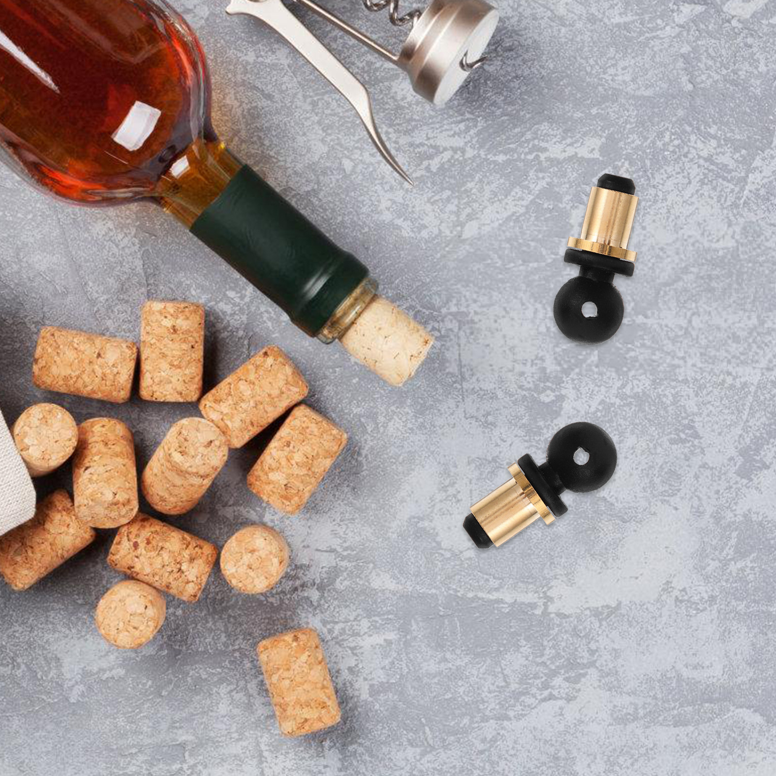 2Pcs Gourd Wine Stopper Set Re - Wine Beer Glass Set recensie en prijs