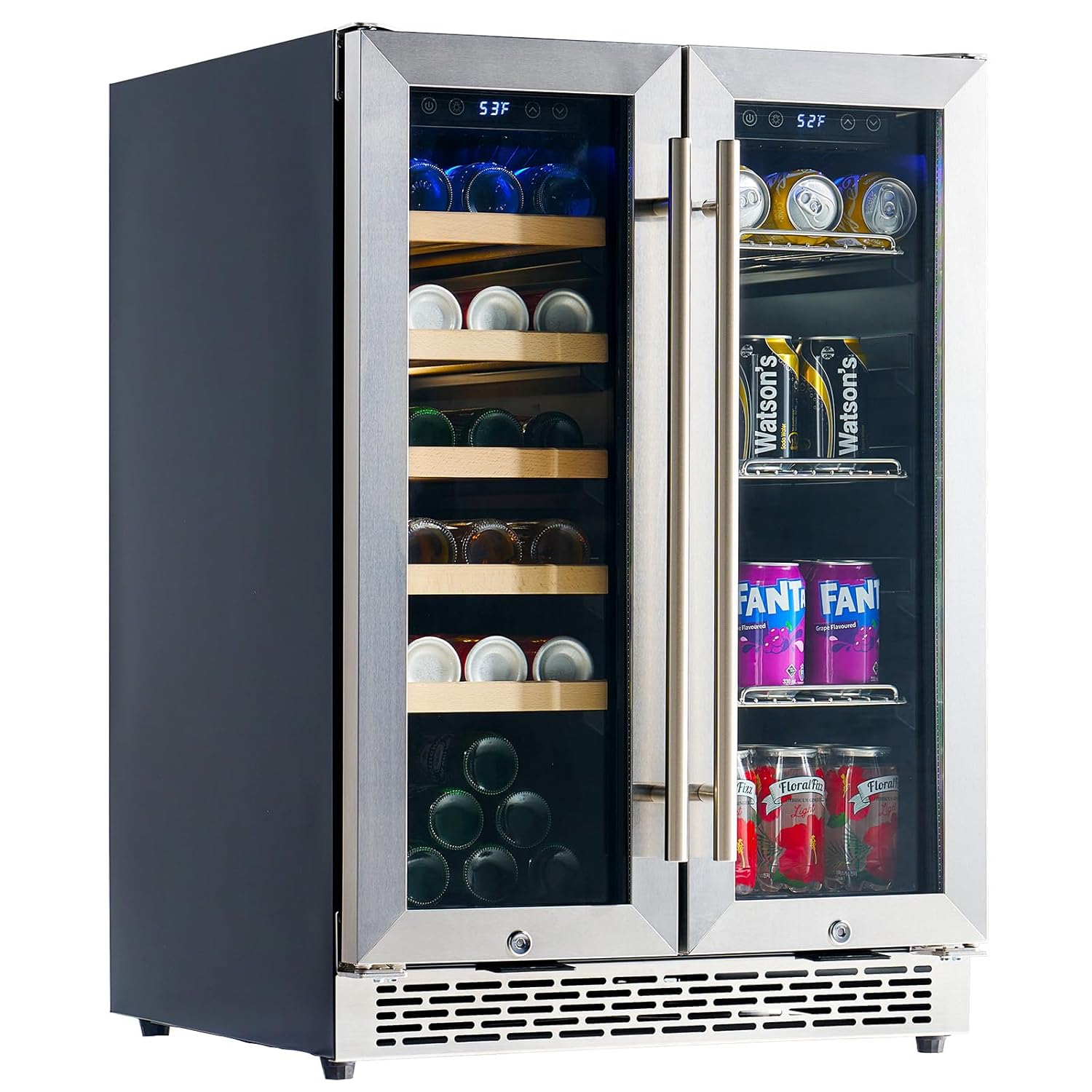 Beverage Refrigerator - 24-Inc - Wine Beer Fridge Dual Zone recensie en prijs