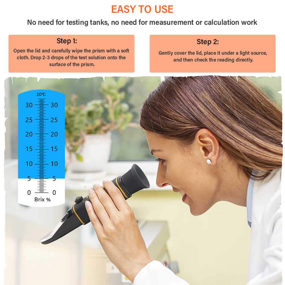 YG-32 Brix Refractometer 0-32% - Wine Beer Food recensie en prijs