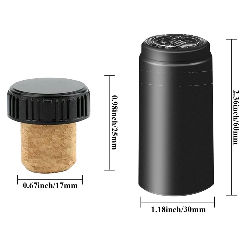 Caps Wrap Wine Bottle Seals 50 - Wine & Beer Hydrometer recensie en prijs
