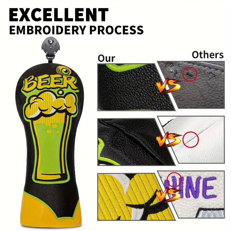 Golf Club Head Cover - Beer Mu - Beer & Wine Jockey Plaza Shopping recensie en prijs
