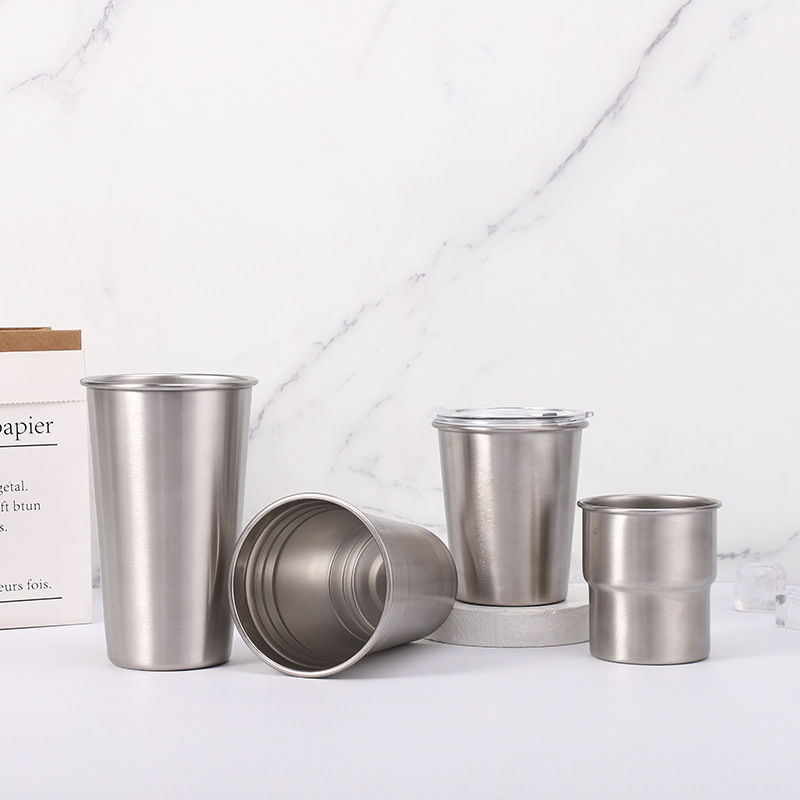 Stainless Steel Metal Cup Beer - Wine Beer Glass Set recensie en prijs