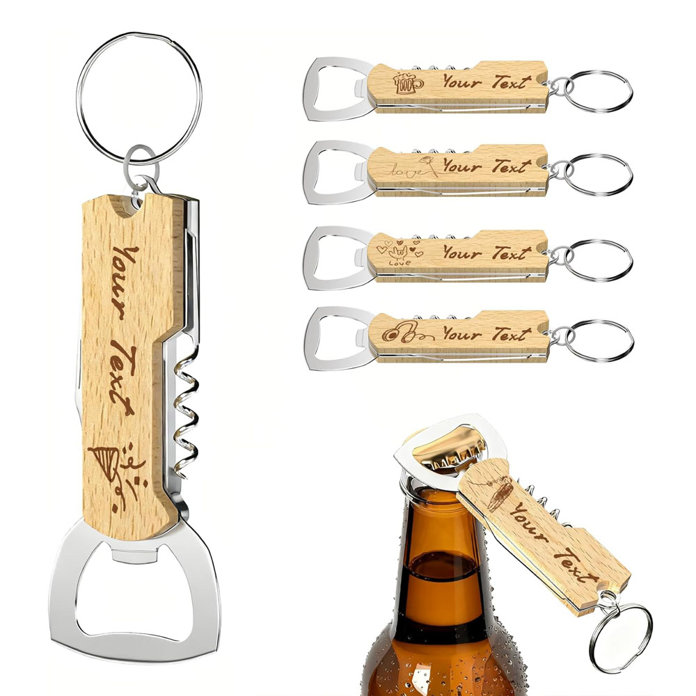 Custom Engraved Logo Bottle Op - Wine Beer Opener recensie en prijs
