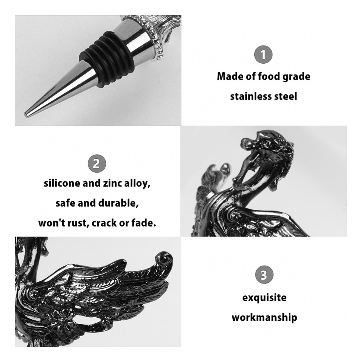 Animal Head Wine Stoppers Set  - Wine Beer Glass Set recensie en prijs