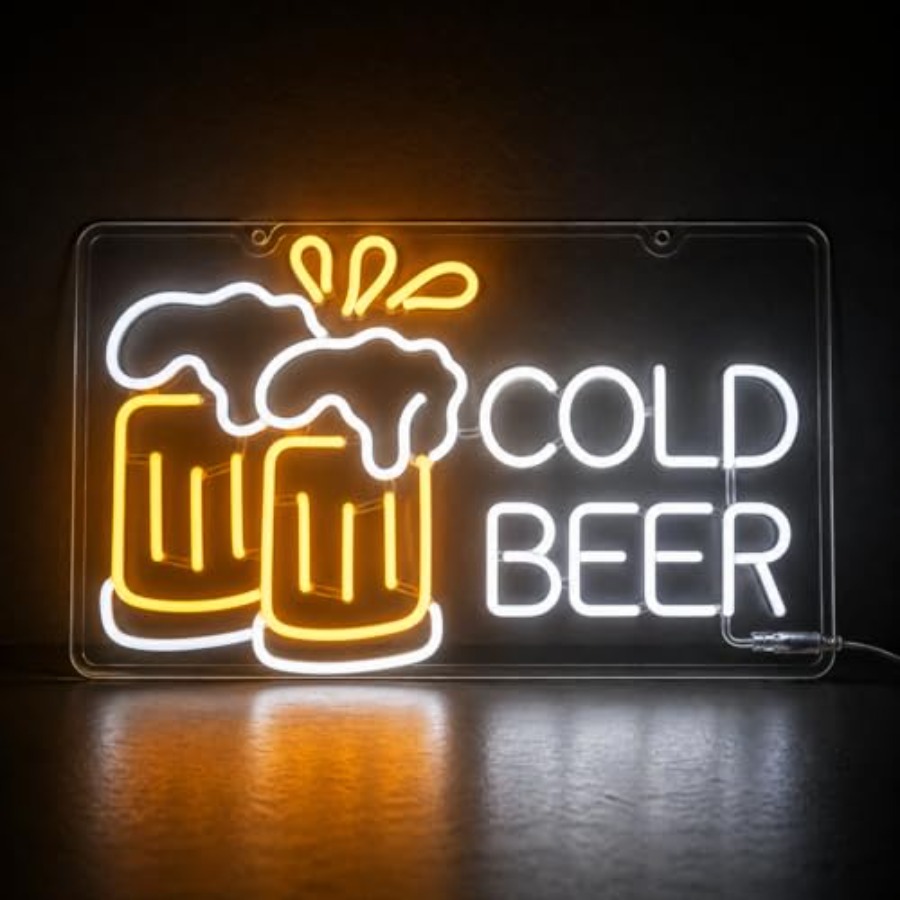 Cold Beer Neon Sign for Busine - Beer & Wine Jockey Plaza Shopping recensie en prijs