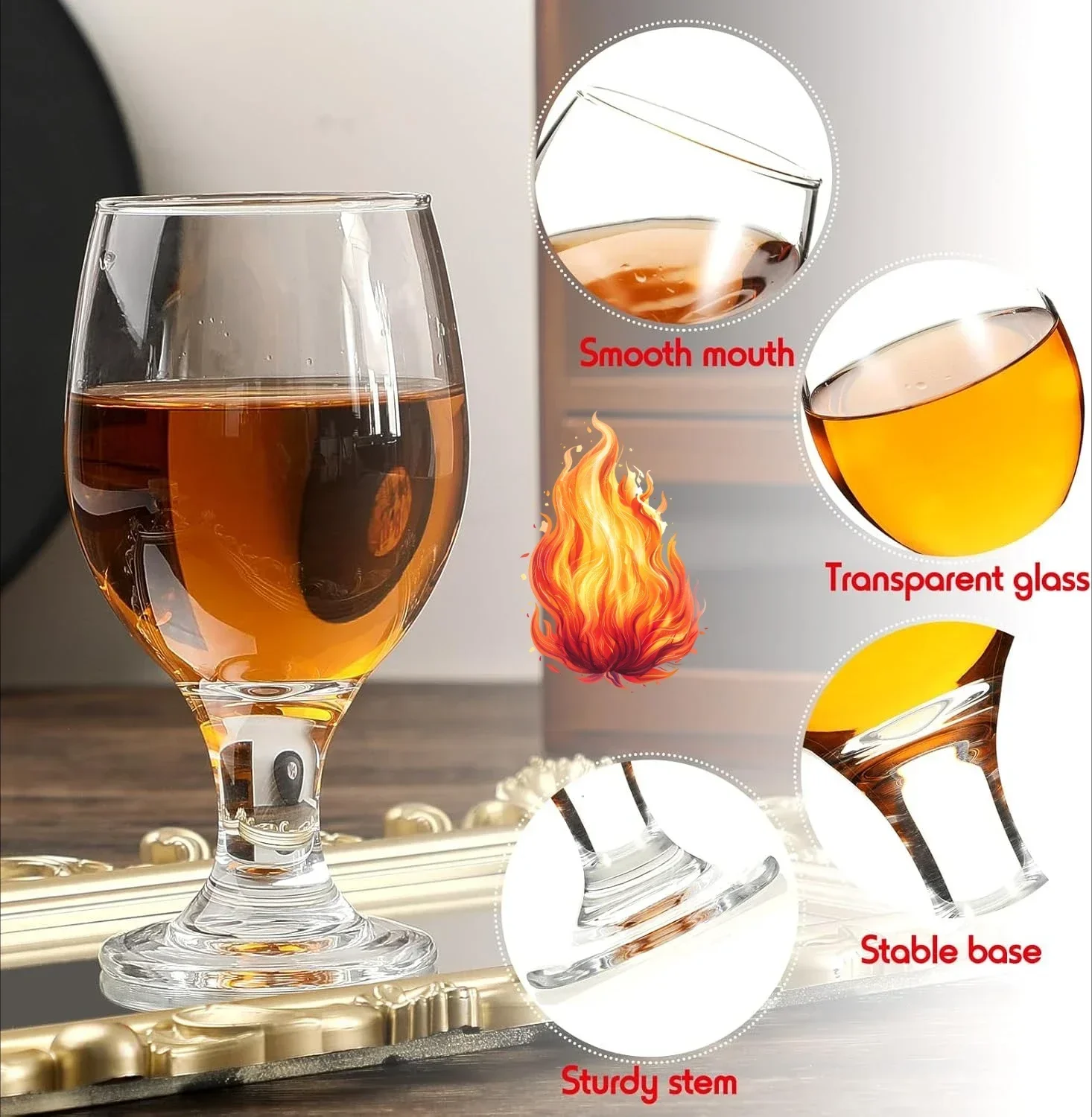 Set of 48 Clear Glasses 13.5 o - Wine Beer Glass Set recensie en prijs