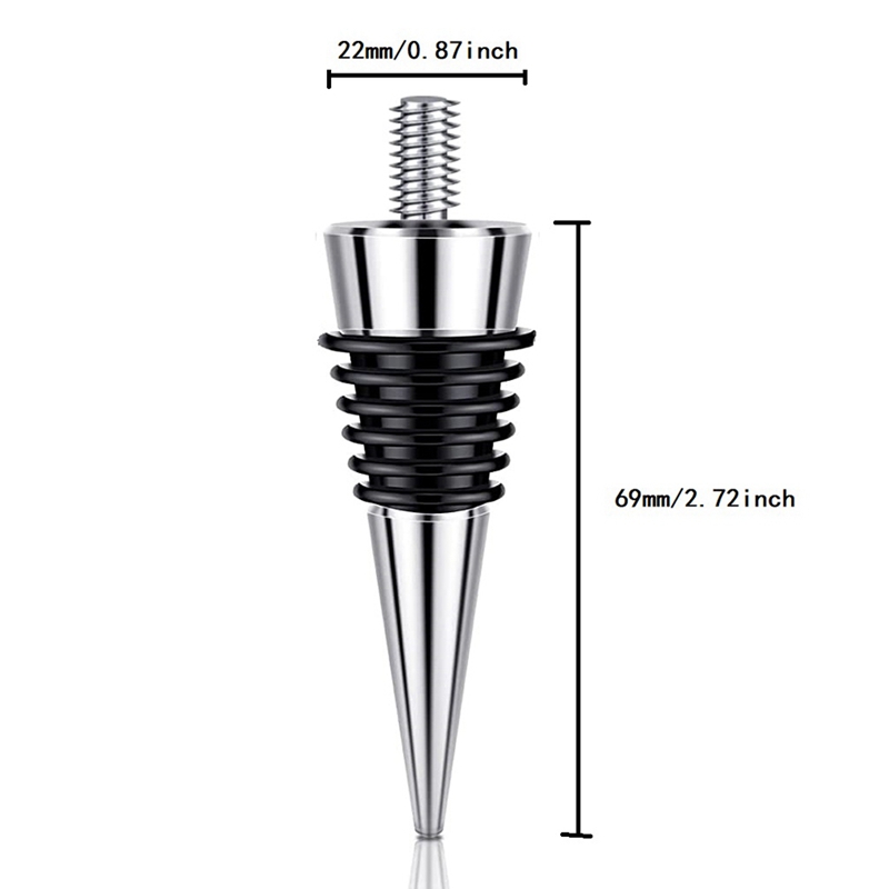 6 Pieces Metal Bottle Stopper  - Wine & Beer Hydrometer recensie en prijs