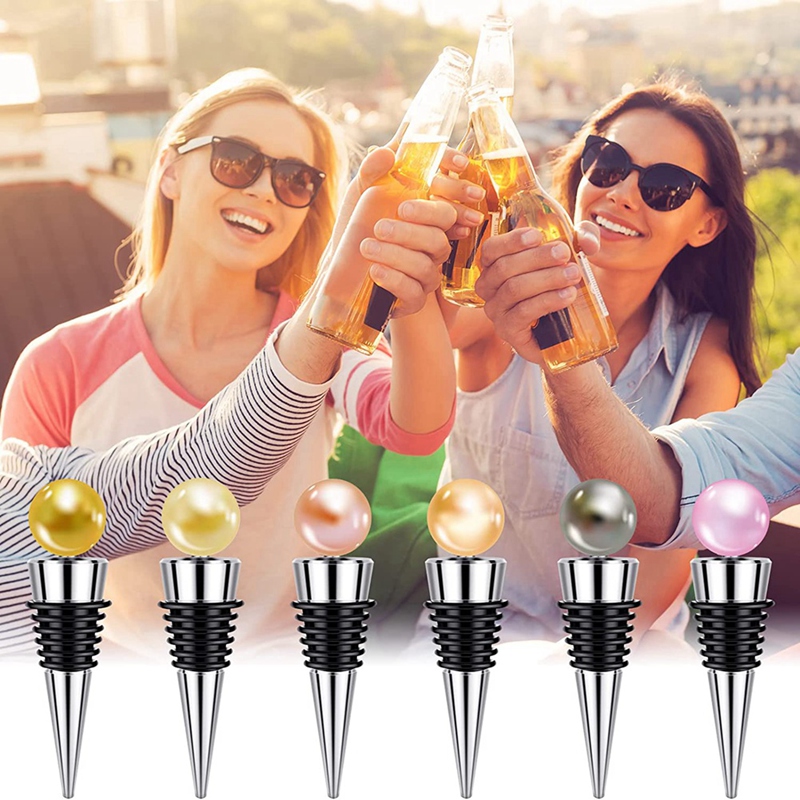 6 Pieces Metal Bottle Stopper  - Wine & Beer Hydrometer recensie en prijs