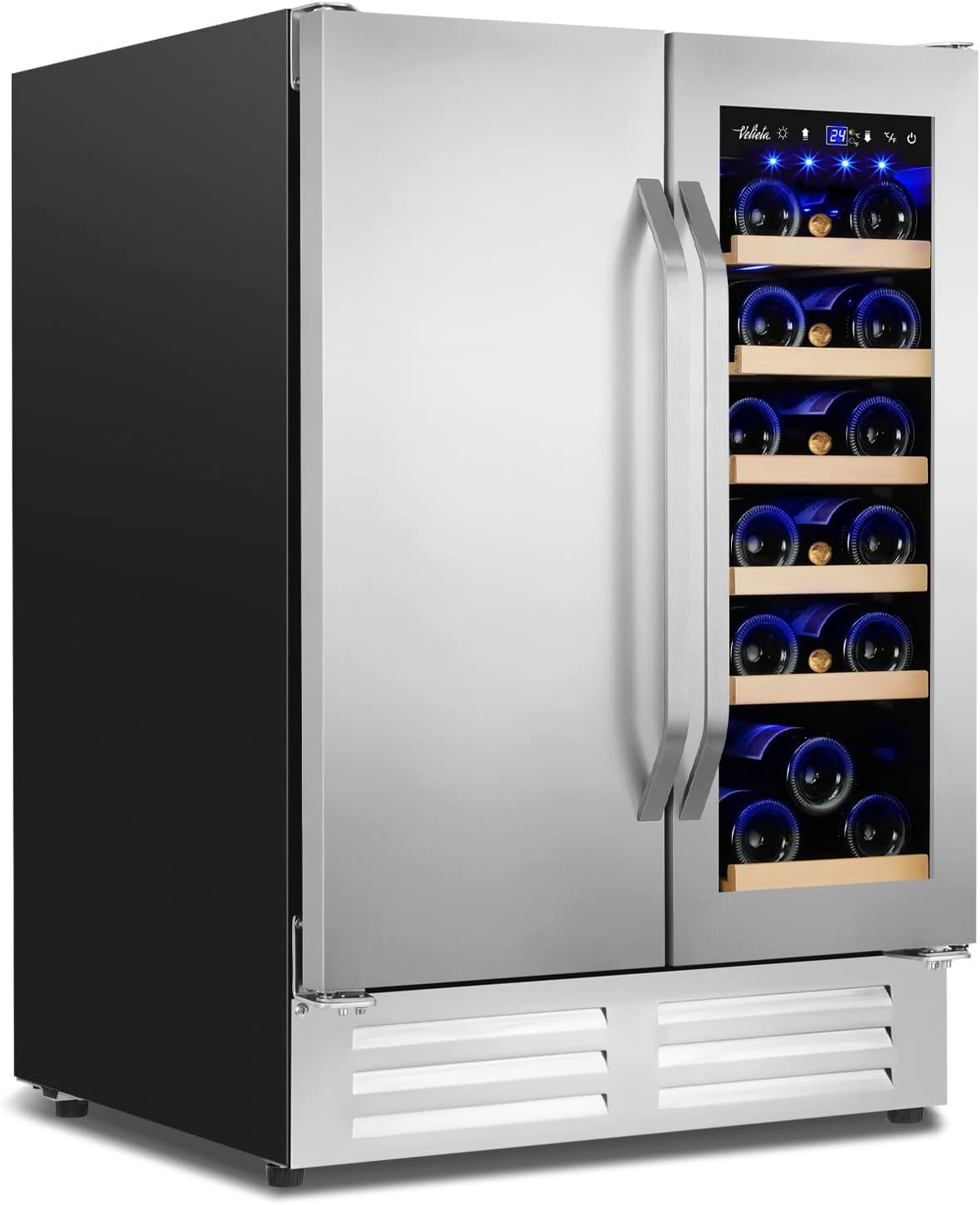 Wine and Beverage Refrigerator - Wine Beer Fridge Dual Zone recensie en prijs