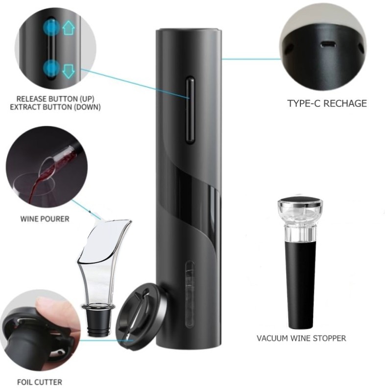 Rechargeable Multifunction Ele - Wine Beer Opener recensie en prijs