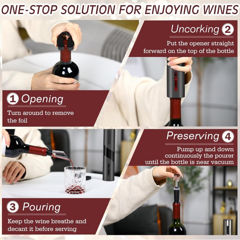 Rechargeable Multifunction Ele - Wine Beer Opener recensie en prijs