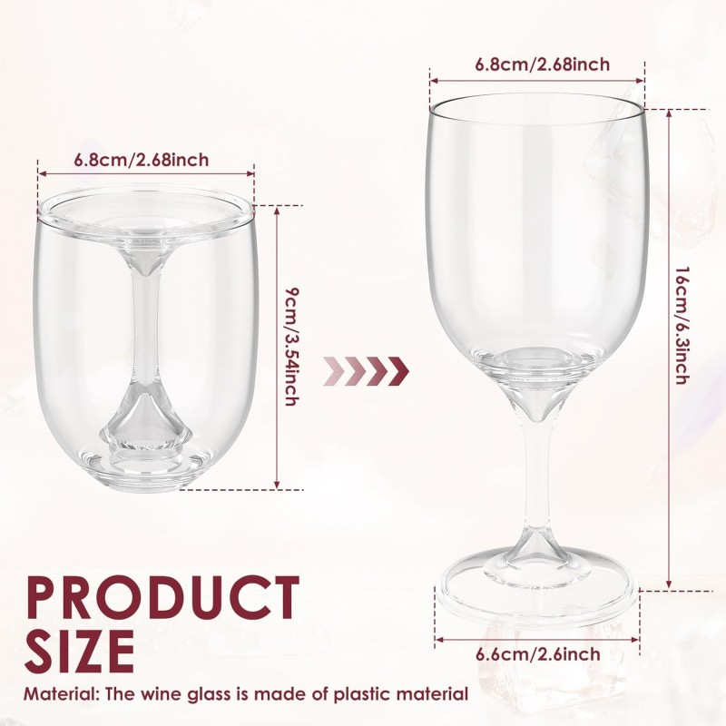 Folding Wine Glass Transparent - Wine & Beer Hydrometer recensie en prijs
