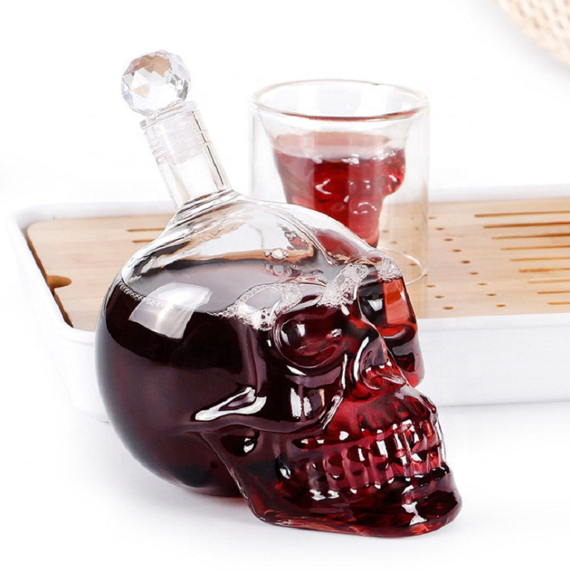 Creative Skull Head Decanter C - Wine Beer Glass Set recensie en prijs