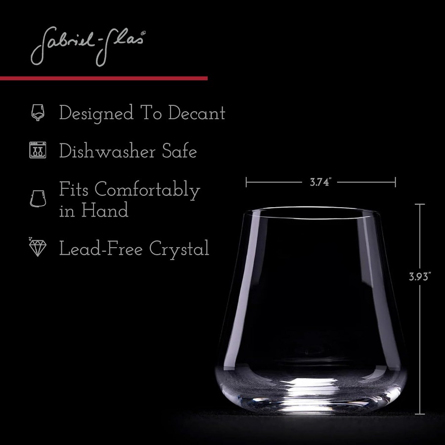Stemless Crystal Wine Glasses  - Wine Beer Glass Set recensie en prijs
