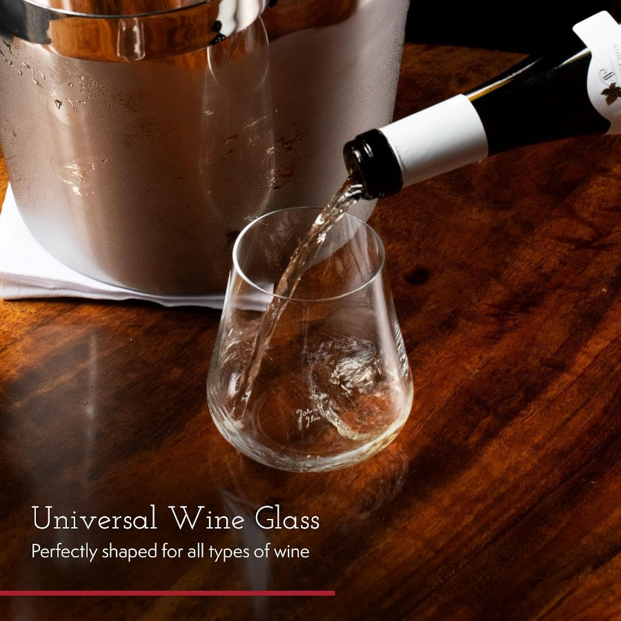 Stemless Crystal Wine Glasses  - Wine Beer Glass Set recensie en prijs