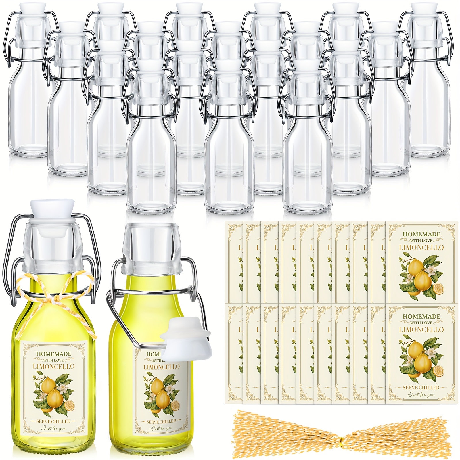 20 Sets (Bottles & Lids) 4oz C - Beer & Wine Jockey Plaza Shopping recensie en prijs