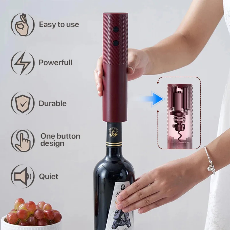 Rechargeable Wine Opener Elect - Wine Beer Opener recensie en prijs