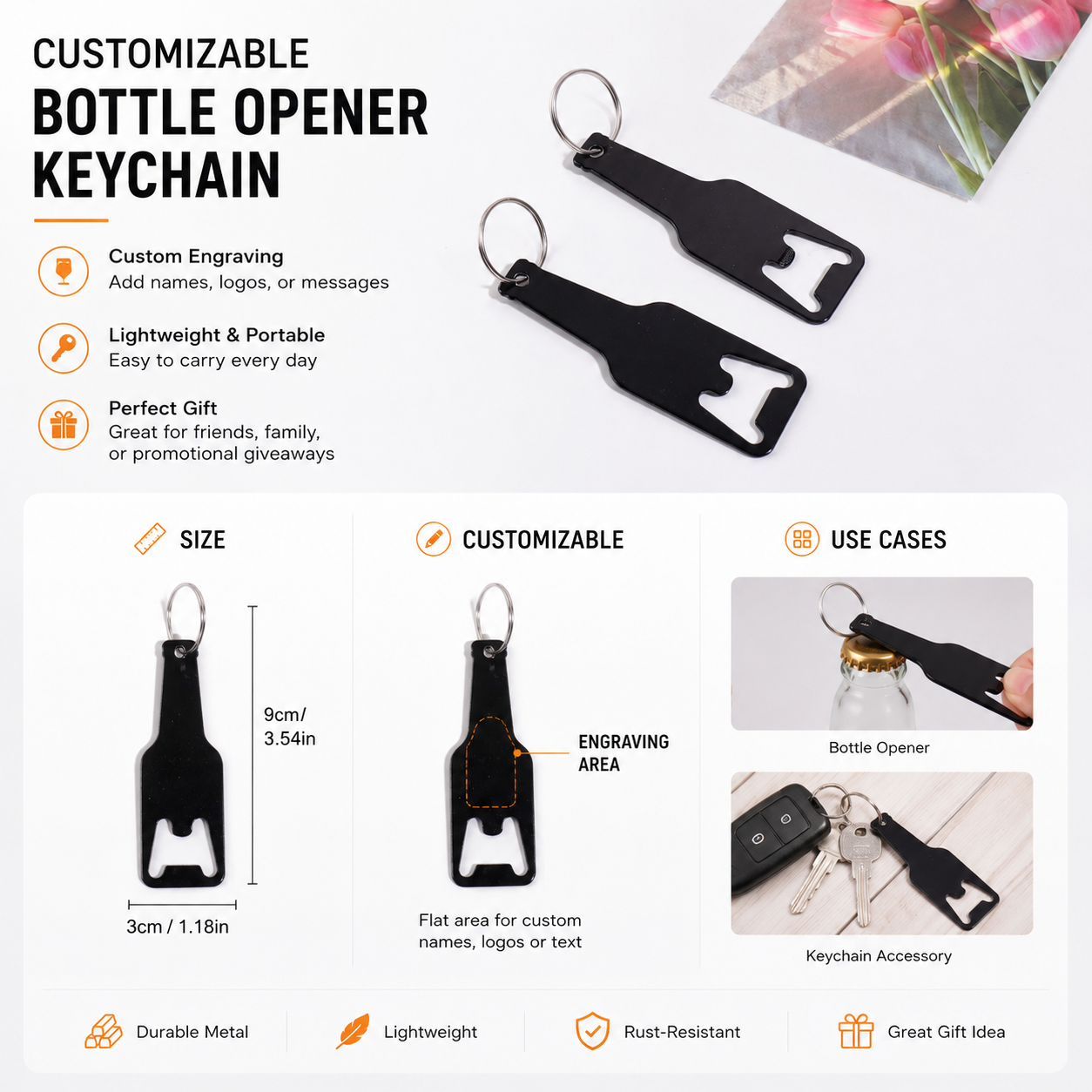 Custom Text Keychain Beer Bott - Beer & Wine Jockey Plaza Shopping recensie en prijs