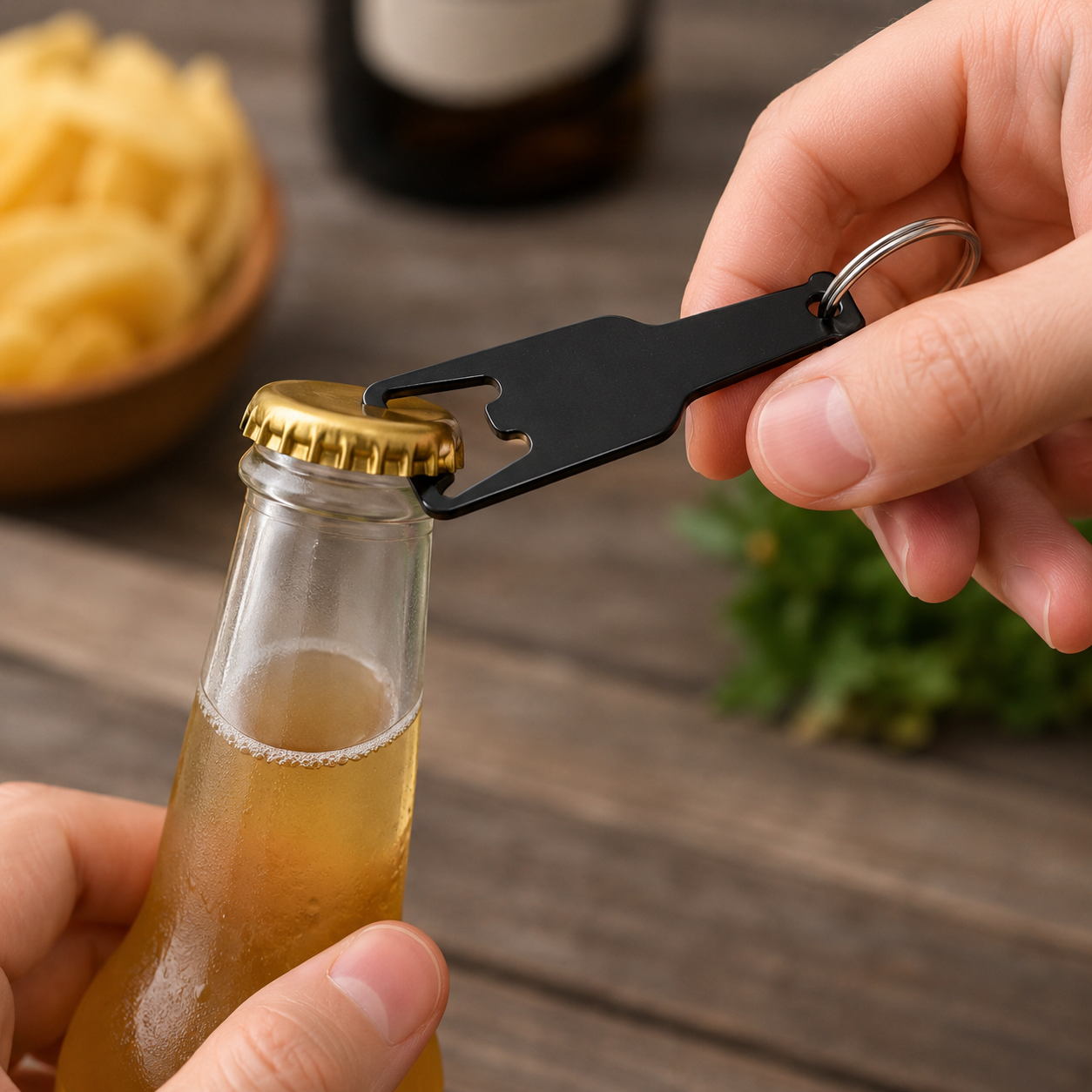 Custom Text Keychain Beer Bott - Beer & Wine Jockey Plaza Shopping recensie en prijs