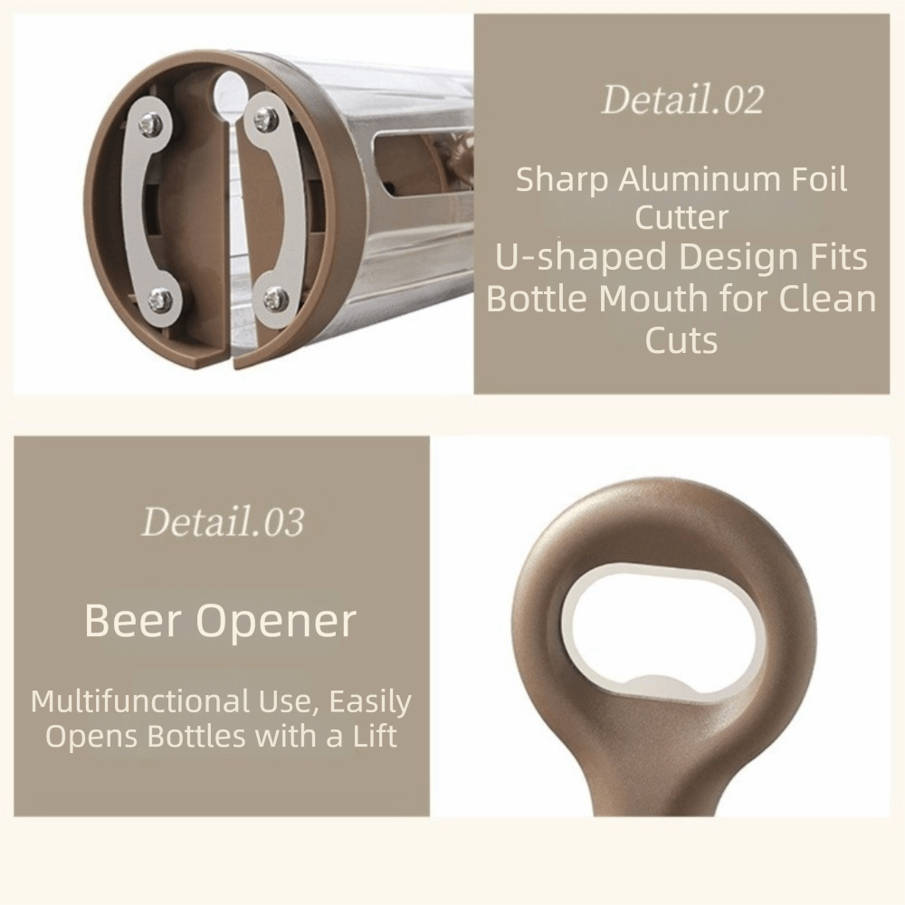 Portable 2 in 1 Pneumatic Wine - Wine Beer Opener recensie en prijs