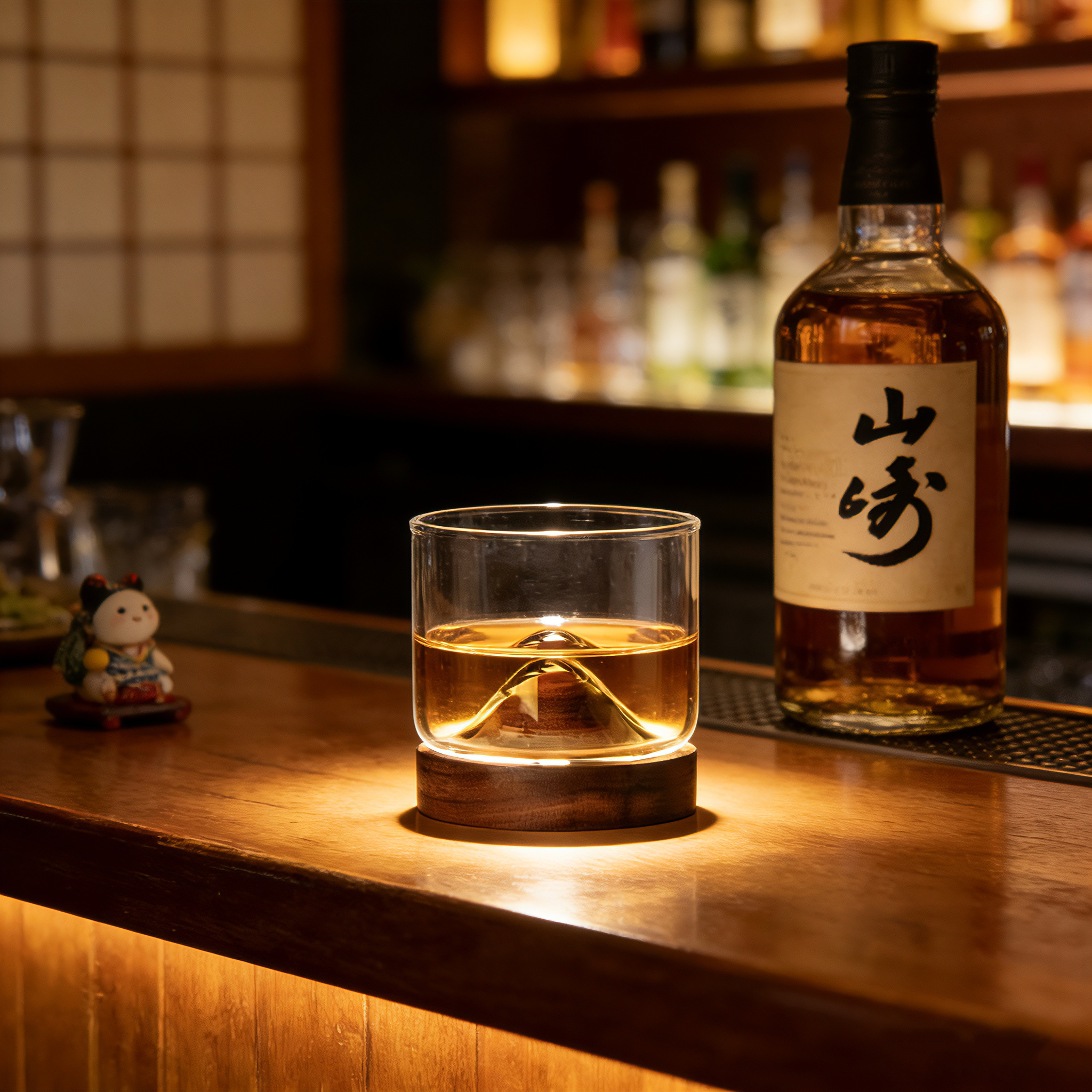 Japanese Style Walnut Coaster  - Wine Beer Glass Set recensie en prijs