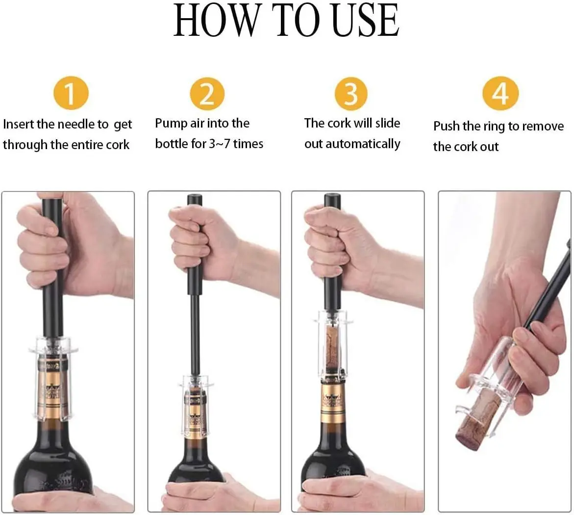 Air Pump Wine Bottle Opener Ai - Wine Beer Opener recensie en prijs
