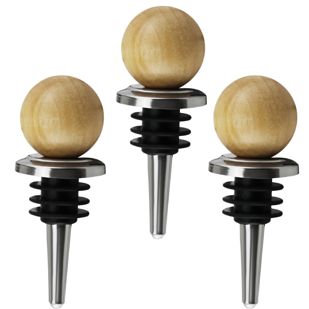 3Pcs Stainless Steel Wine Stop - Wine Beer Food recensie en prijs