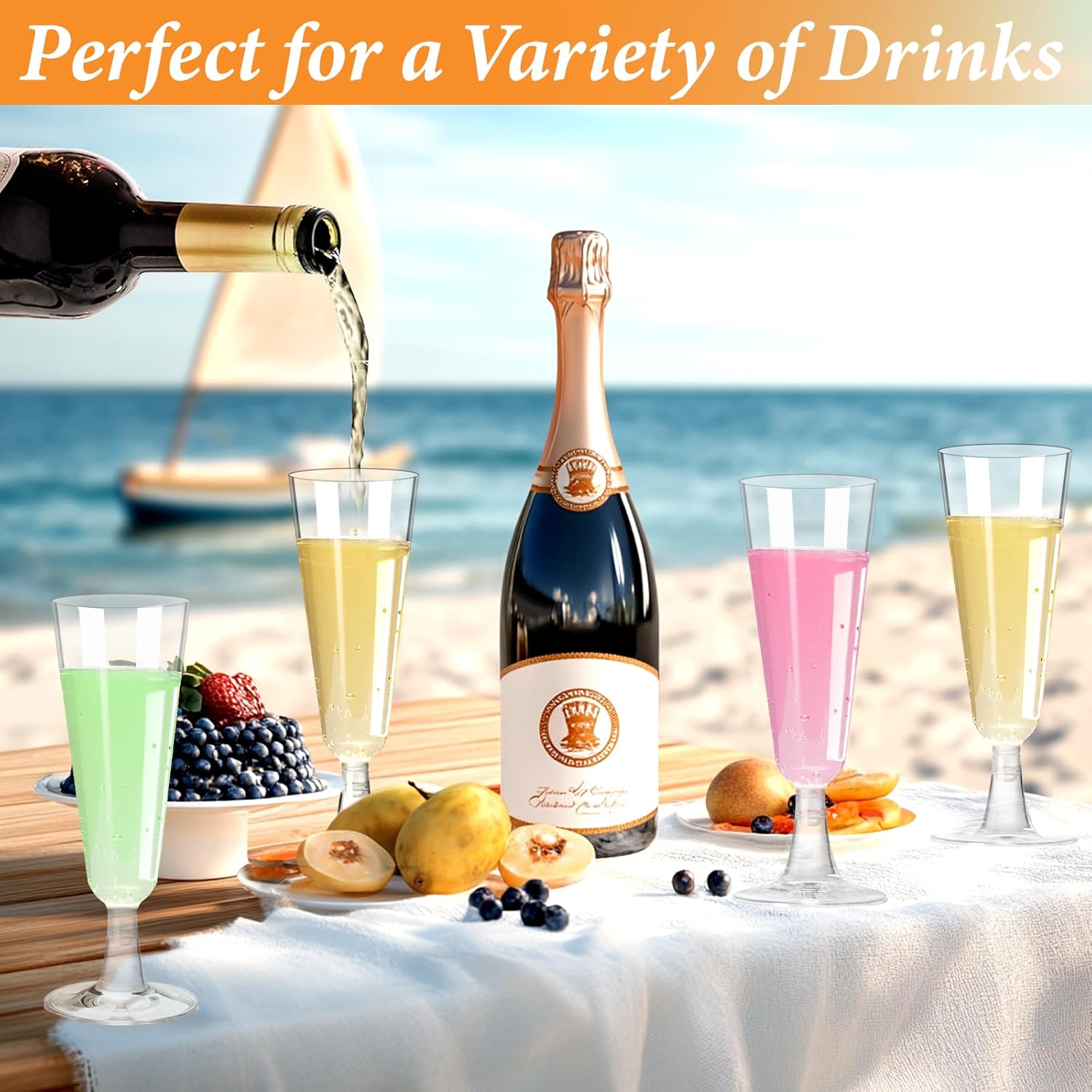 Plastic Champagne Flutes 40 Pa - Wine & Beer Hydrometer recensie en prijs